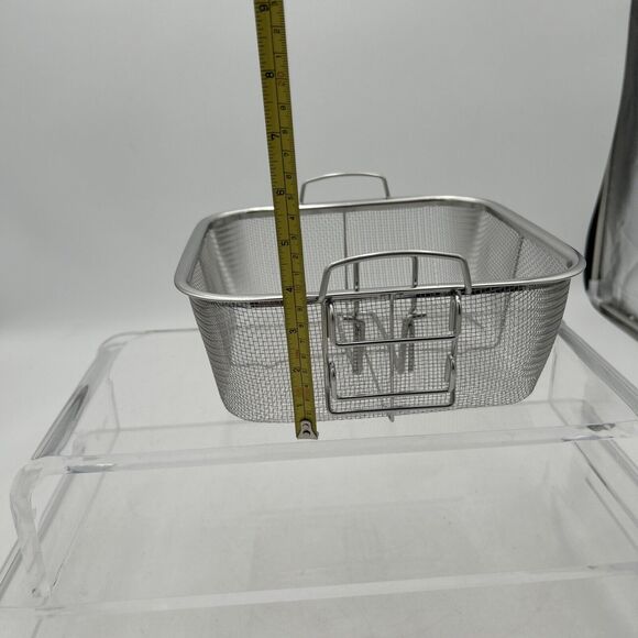Copper Chef 9.5” Square Fry Basket Rack Accessory NEW - Picture 8 of 9